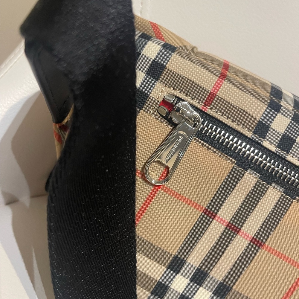 Burberry Yellow Plaid Crossbody Bag - Picture 5 of 13